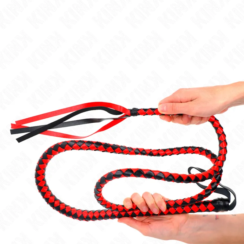 Kink - Red Long Snake Whip 210 Cm 4