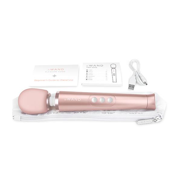 Le Wand - Petite Rechargeable Vibrating Massager Rose Gold 9