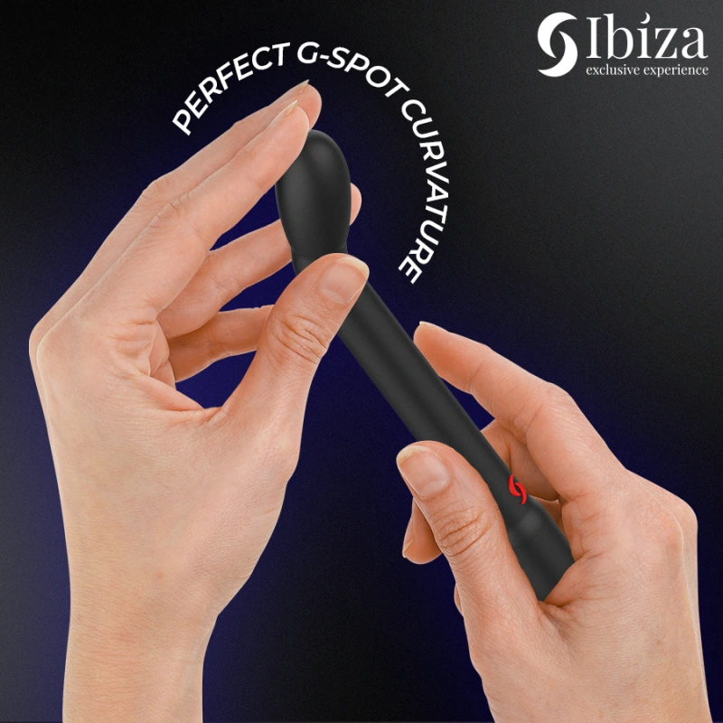 Ibiza - black g-spot vibrator with vibration 2