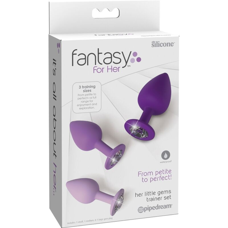 Fantasy for her - violet anal plug set 3 3