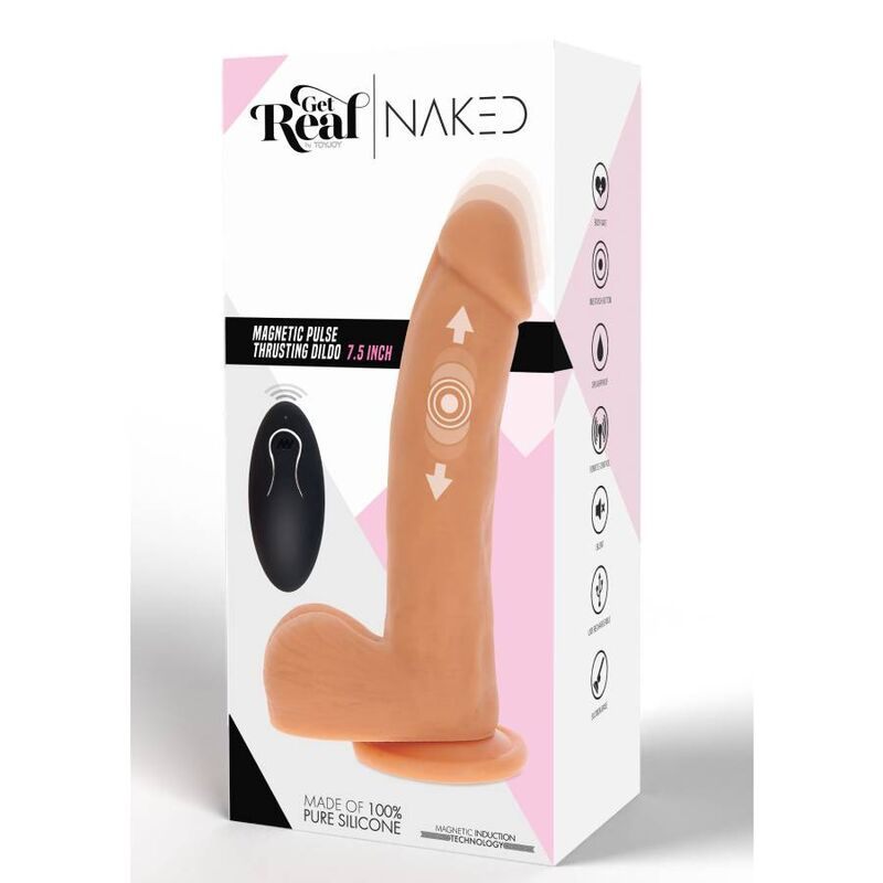 Get real - magnetic pulse trusting dildo skin 5