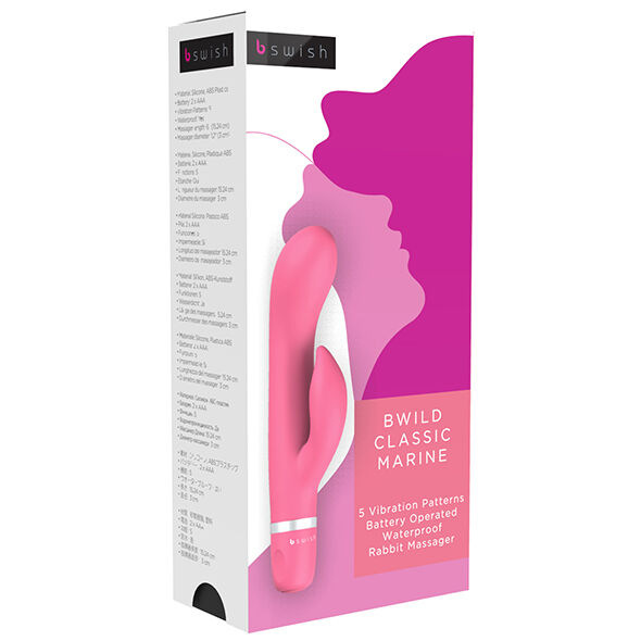 B swish - bwild classic marine rabbit vibrator guava 1