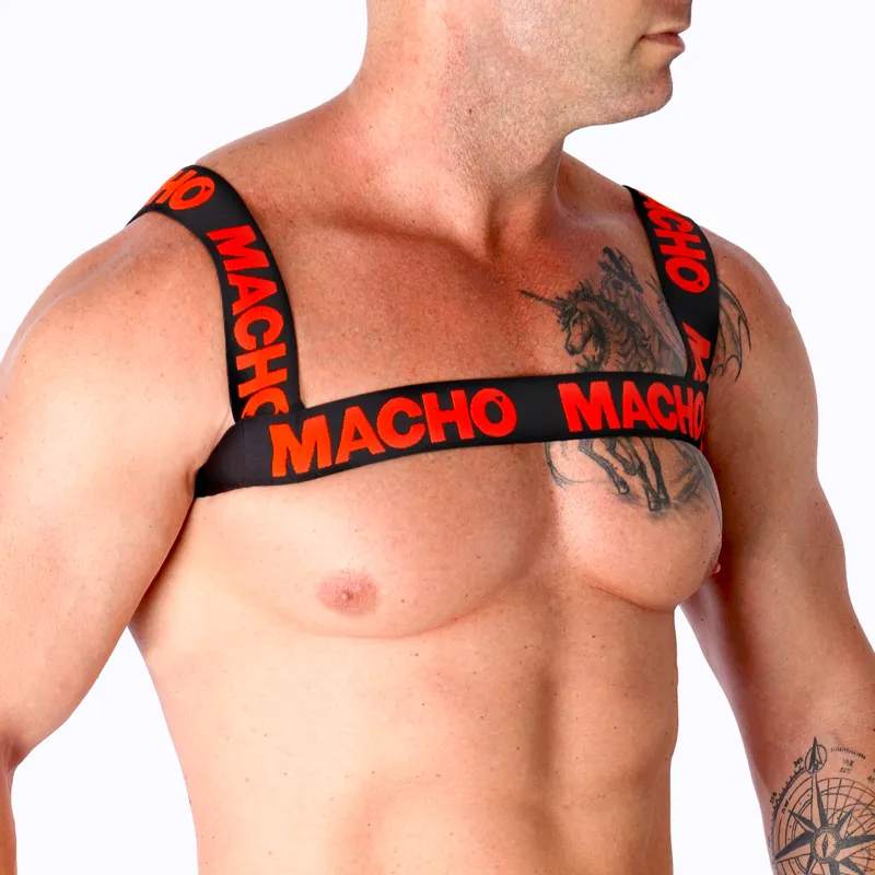 Macho - Double Harness Red