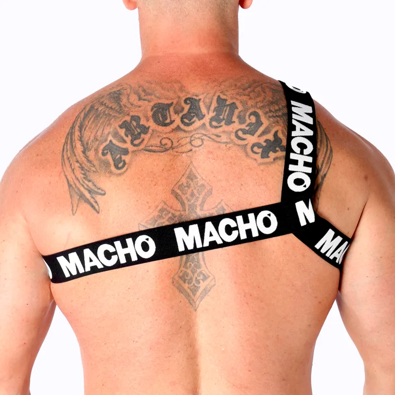 Macho - Roman Harness White S/M 3