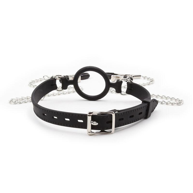 Ohmama Fetish Silicone O-Ring Gag Nipple Clamps 2