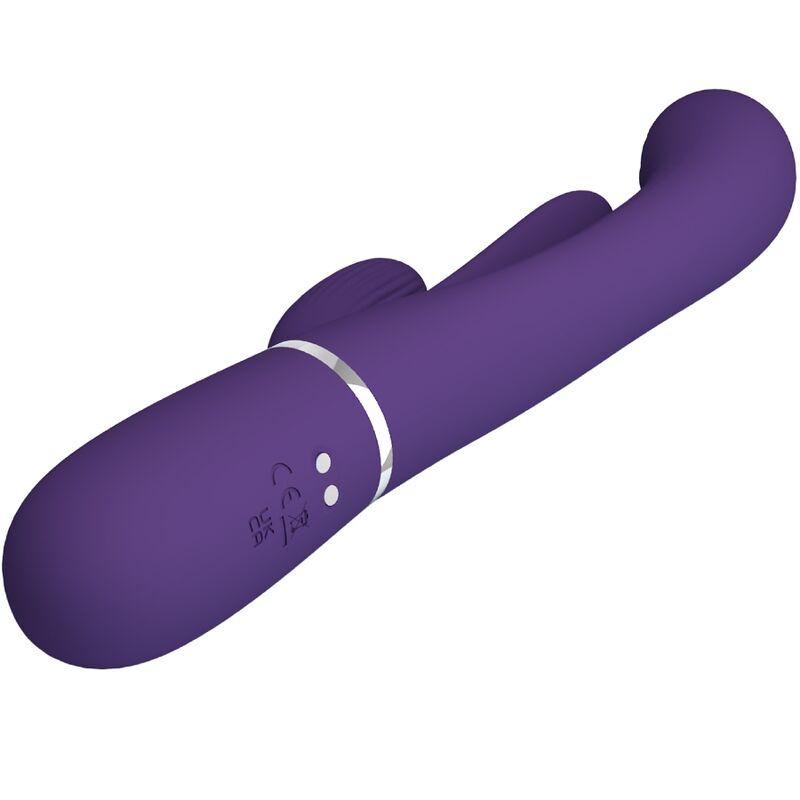 Pretty love - shania triple rabbit vibrator multifunction purple 5