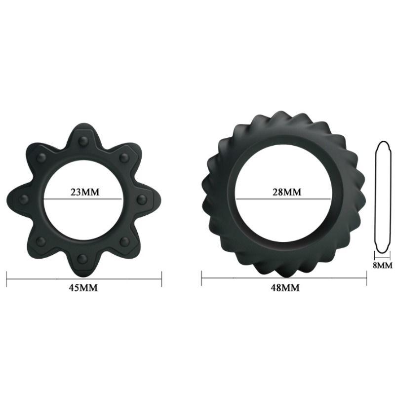 Kit Silicone Rings Flowering 4