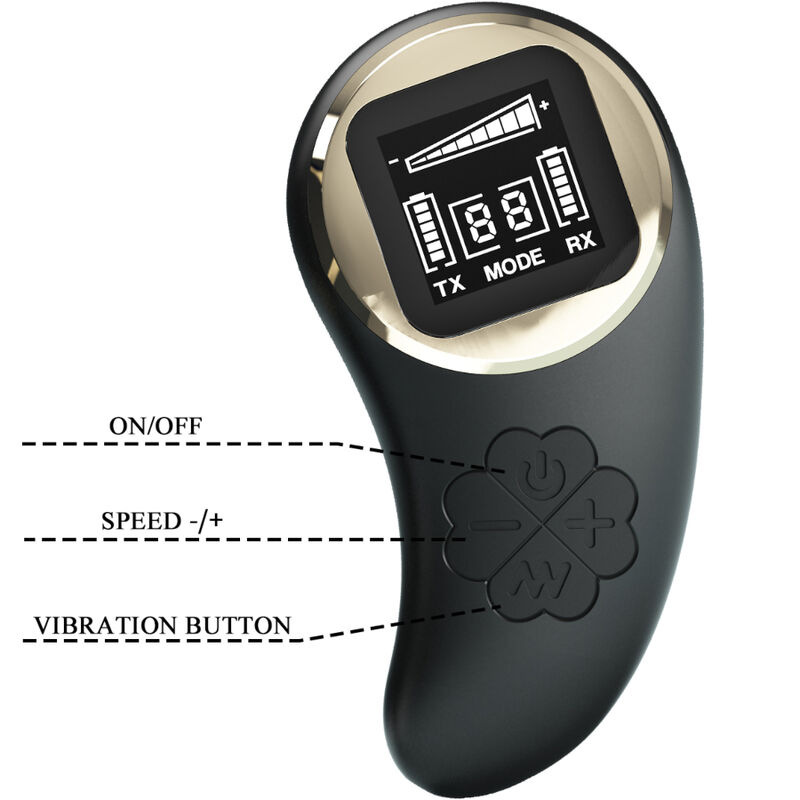 Pretty love - nathan double pleasure vibrator remote control 4