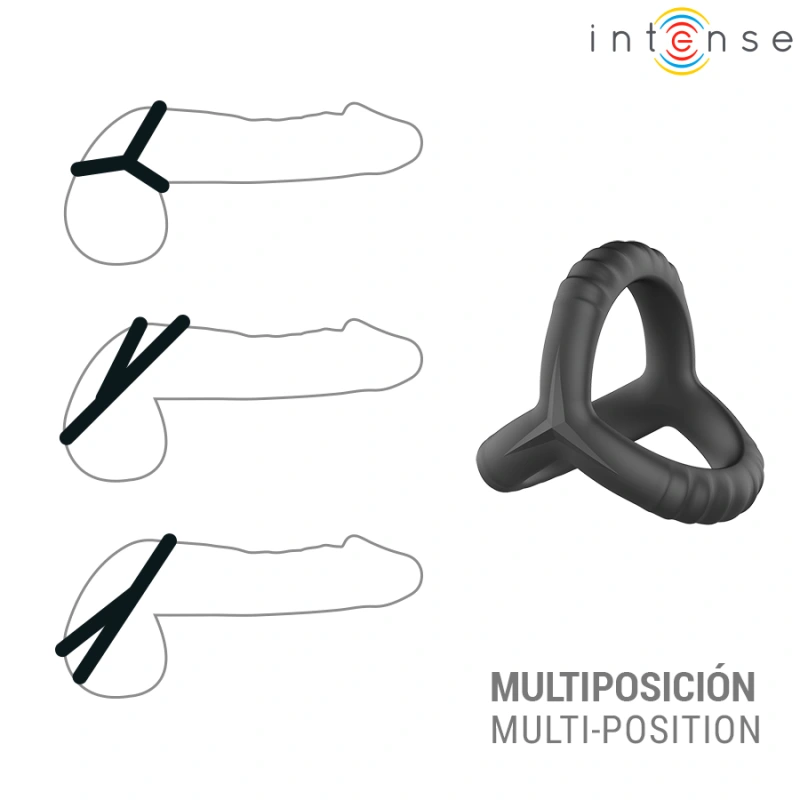 Intense - john adjustable triple penis ring model 4 2