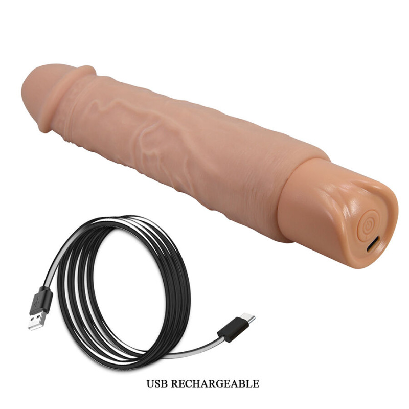 Pretty love - rufus flexible realistic vibrator 8
