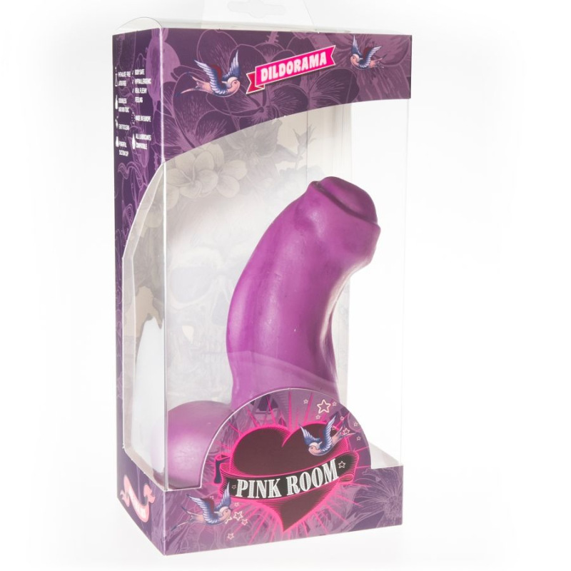 Pink room - nestor realistic dildo purple 16.5 cm 1