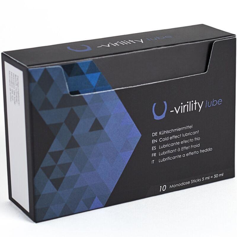 500 Cosmetics - U-Virility Lube Cold Effect Lubricant 10 X 5 Ml 2