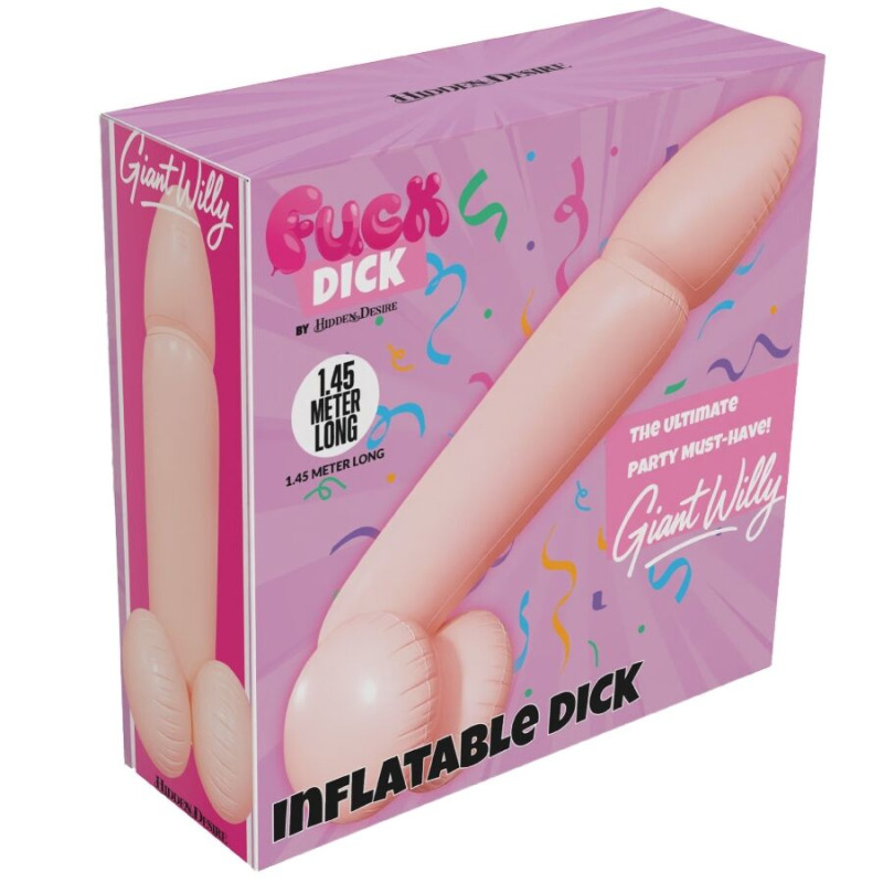 Hidden desire - giant willy inflatable penis 145 cm