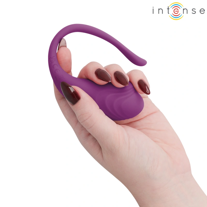 Intense - olivia purple vibrating egg with remote control 3