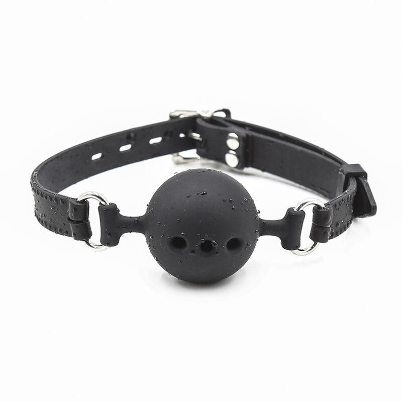 Ohmama Fetish Breathable Silicone Ball Gag Size L 2