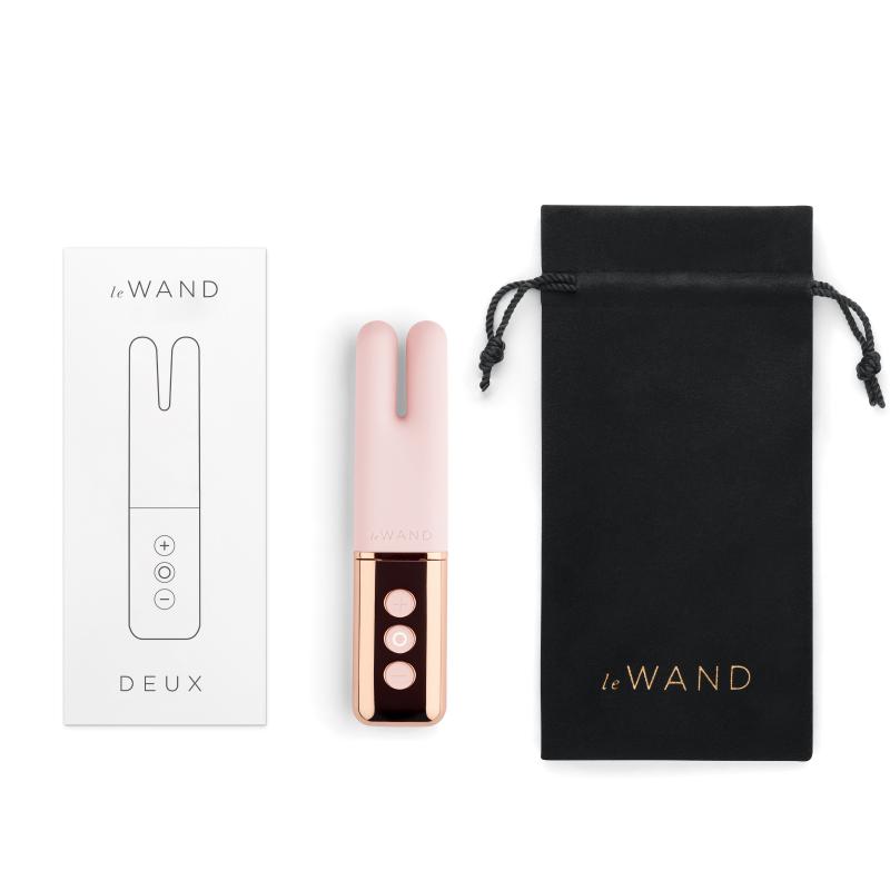 Le Wand - Deux Twin Motor Rechargeable Vibrator Rose Gold 4