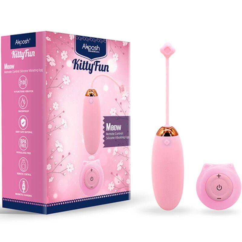 Armony - kitty fun egg vibrator remote control 10 vibrations pink 4