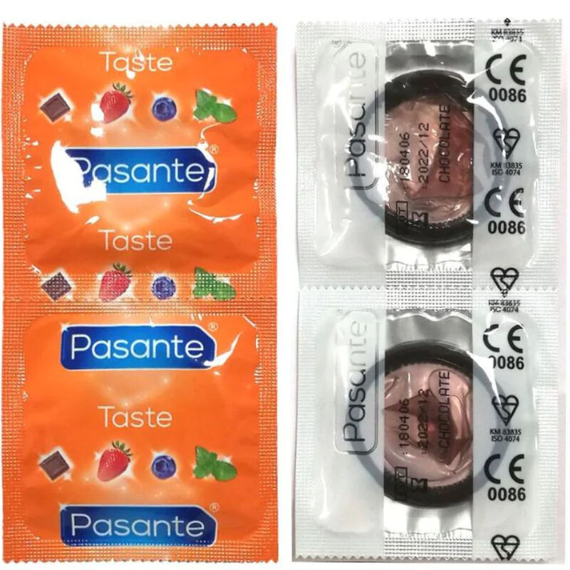 Pasante - kondómy flavor čokoládové balenie 144 ks 2