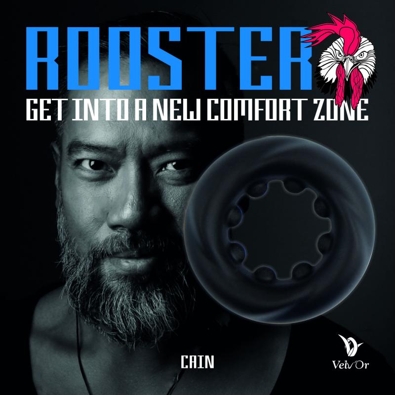Velv'or - Rooster Cain Bulky Cock Ring With Pressure Bumps