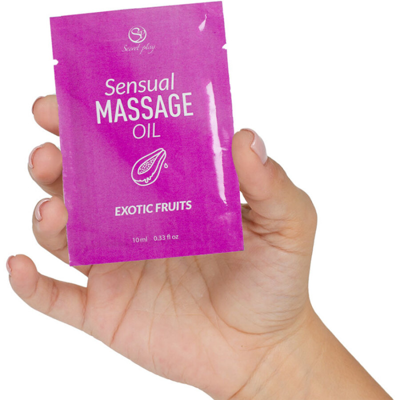 Secretplay - single-dose exotic fruits massage oil 10 ml 1