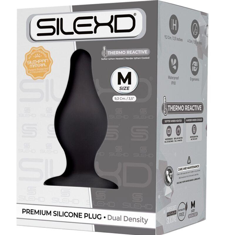 Silexd - Model 2 Anal Plug Premium Silexpan Silicone Premium Thermoreactive Size M