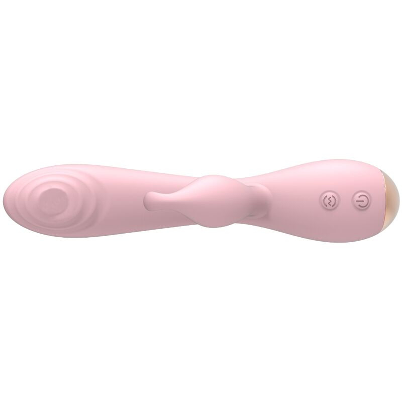 Nalone - magic stick vibrator with rabbit - light pink 4