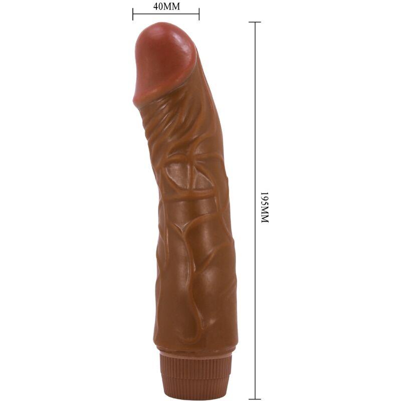 Baile - jeff realistic vibrator 19.5 cm mulatto 2