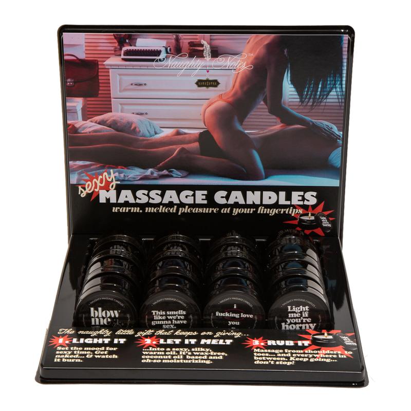 Kama Sutra - Mini Massage Candles (6-Pack) I Fcking Love You
