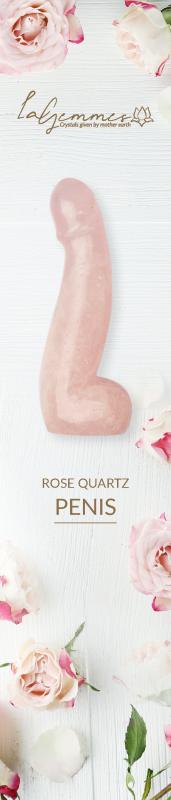 La Gemmes - Penis Rose Quartz 36