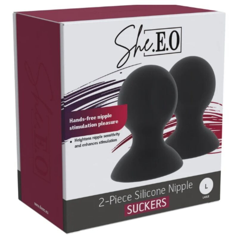 She.e.o - silicone nipple suction cups l 6