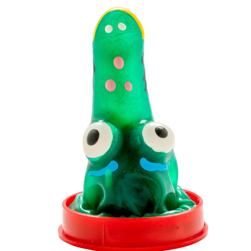 Condomerie - handpainted novelty condoms crocodile model 1 2