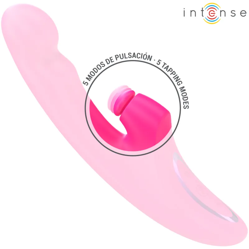 Intense - emi vibrator 13.5 cm multifunction 3 in 1 10 vibrations pink 4