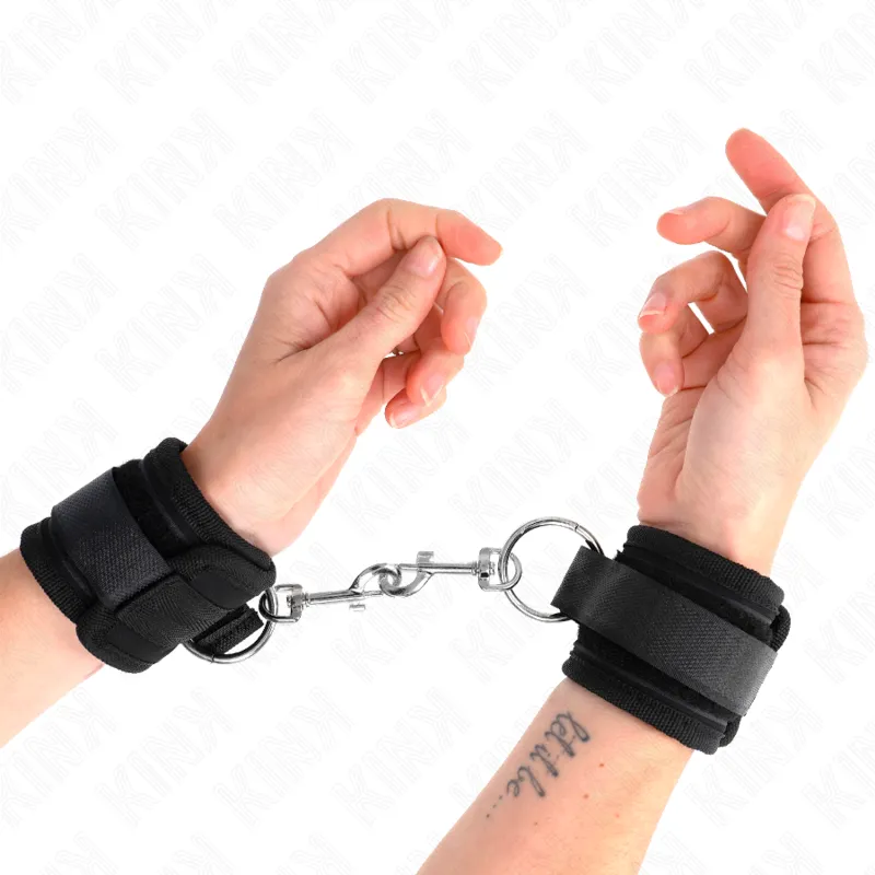 Kink - Wrist Restraints Black Adjustable 18-35 Cm X 6 Cm 3