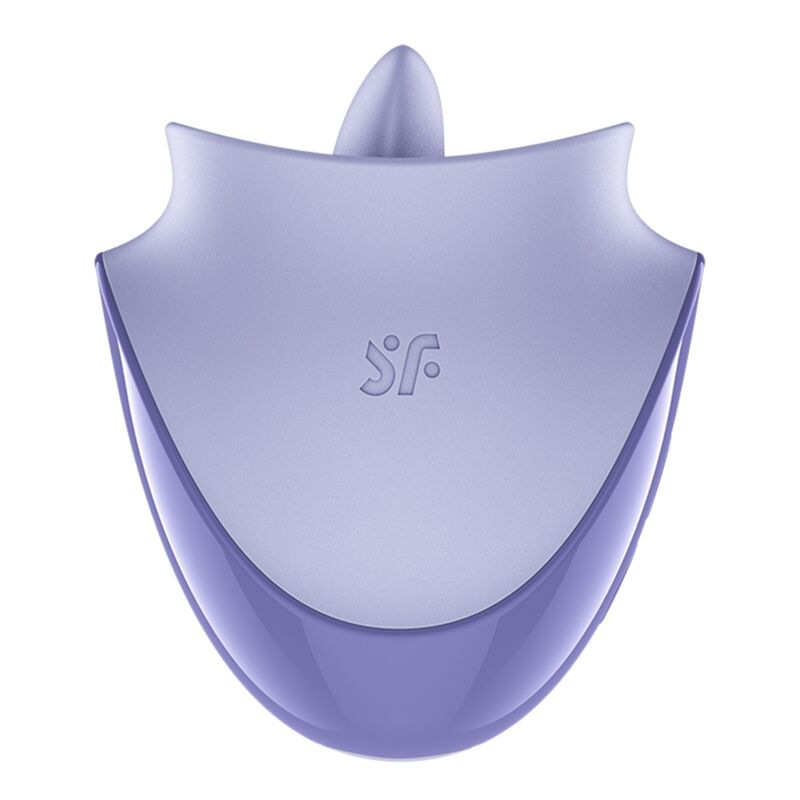 Satisfyer - tongue dancer clitoral stimulator with vibration and pulsations lilac 1