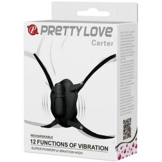 Pretty Love Strap Op With Vibrating Bullet Carter