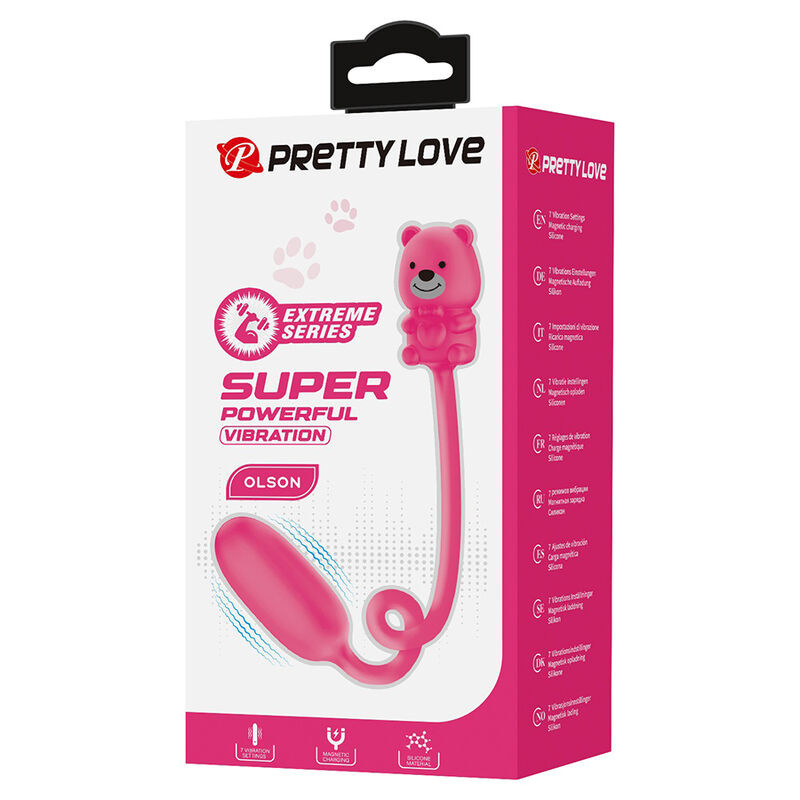 Pretty love - olson rechargeable bullet vibrator with wired controller pink 11