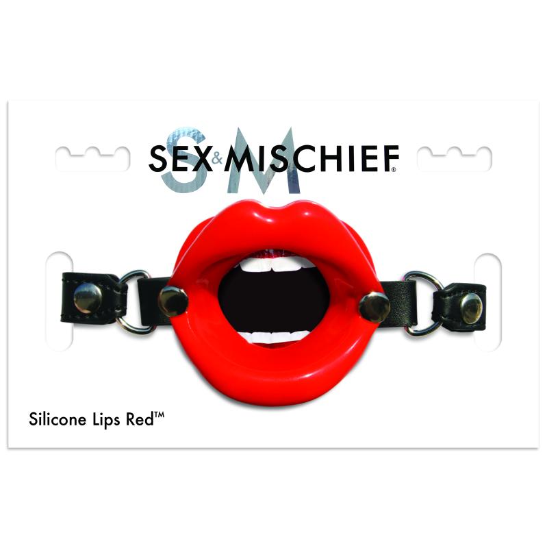 Sportsheets - Sex & Mischief Silicone Lips Red 1