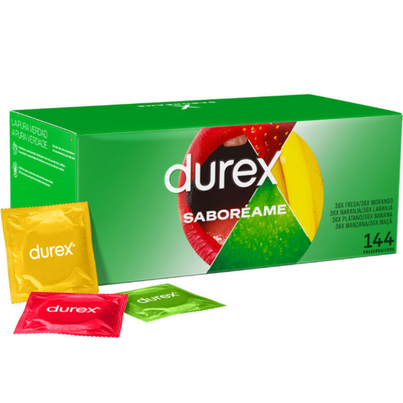 Durex - saboreame ovocné príchute kondómy 144 ks 2