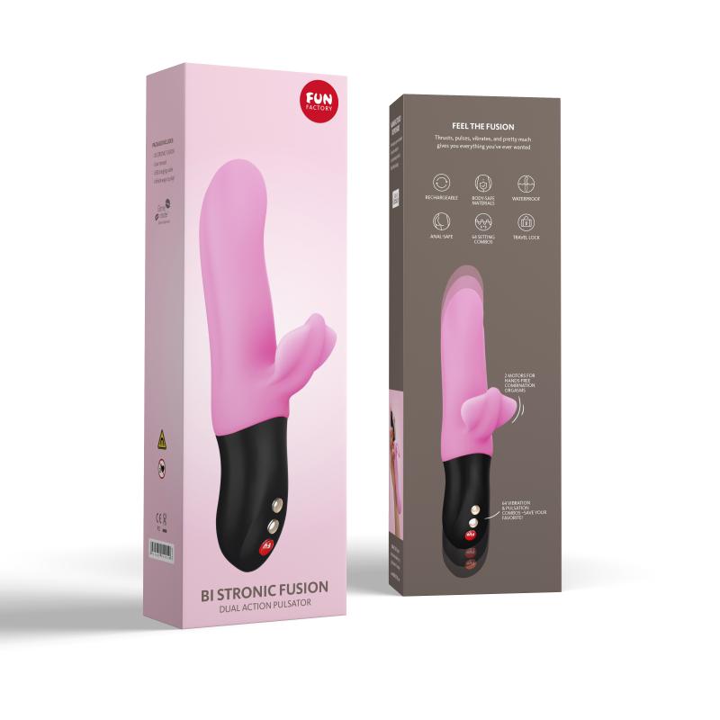 Fun Factory - Bi Stronic Fusion Dual Pulsator Candy Rose - Pulzátor / Vibrátor 3