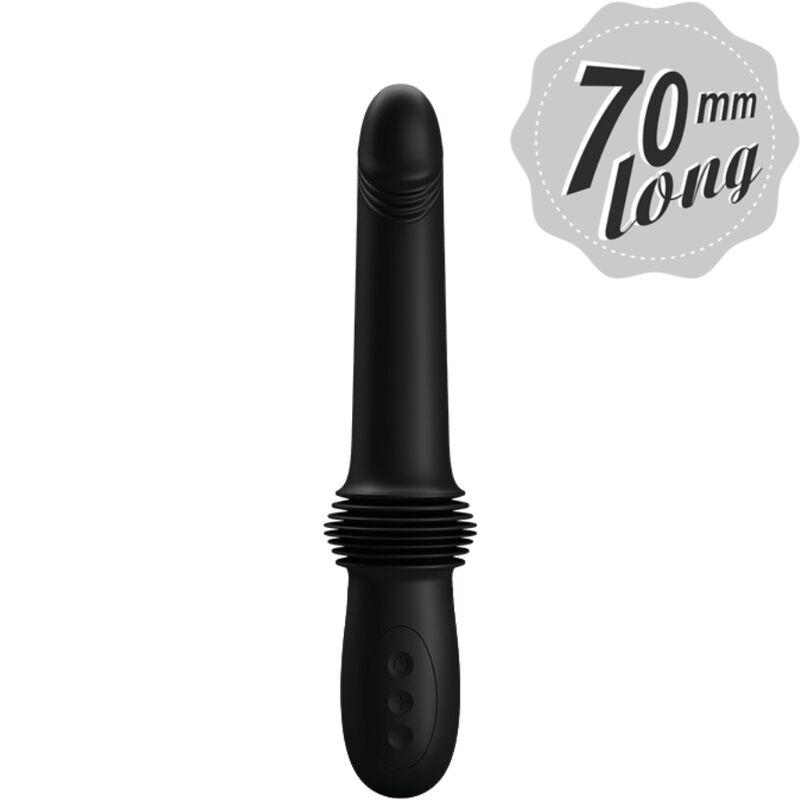 Pretty love - pazuzu vibrator 3 thrust modes black