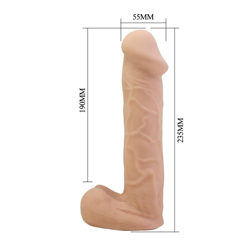 Pretty love - kaspar harness with flexible dildo 21 cm Ø 5 cm natural 5