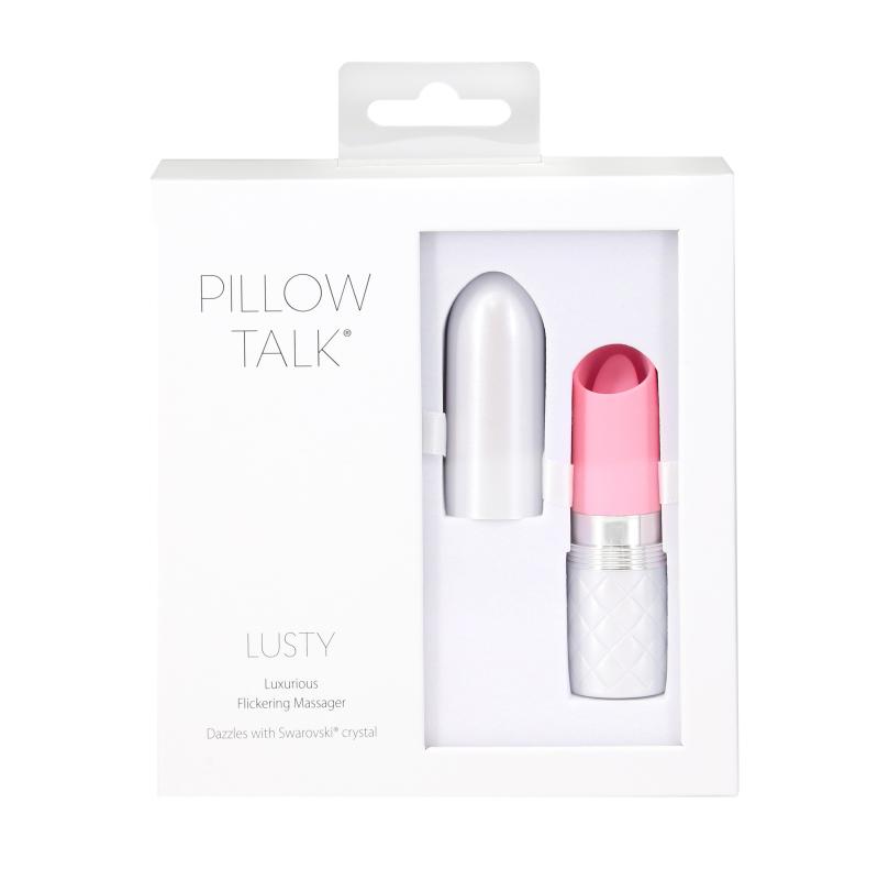 Pillow Talk - Lusty Luxurious Flickering Massager Pink 4