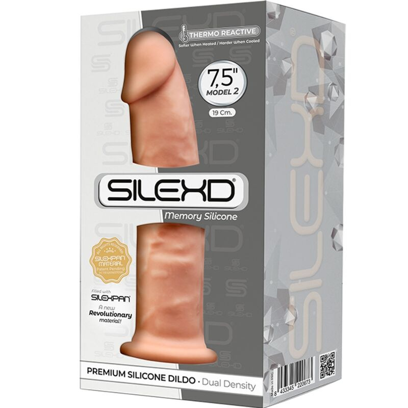 Silexd - model 2 realistic penis premium silexpan silicone 19 cm 2