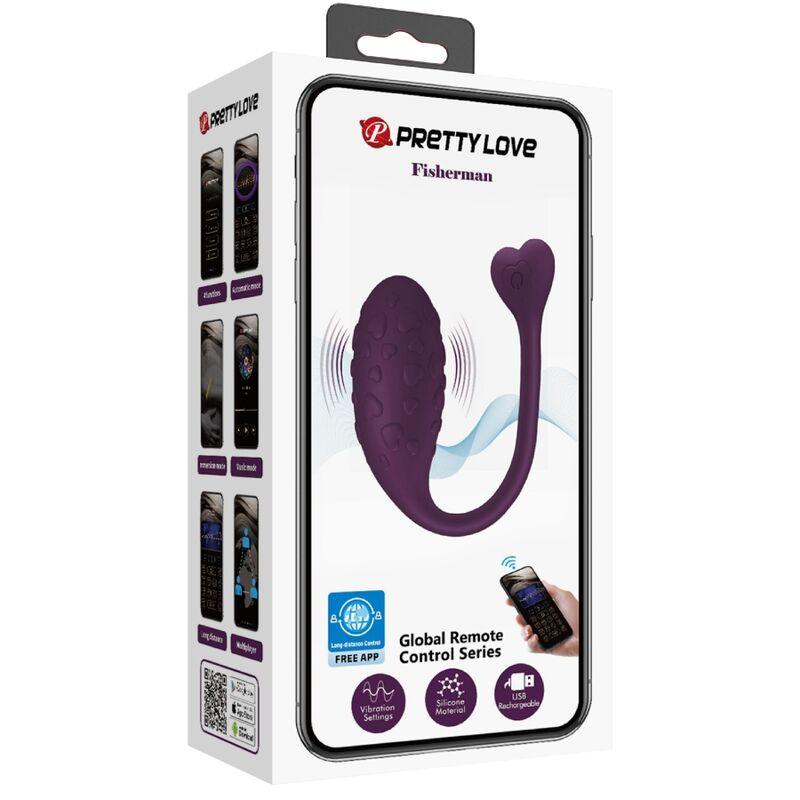 Pretty Love - App Controlled Fisher Vibrating Egg Lila