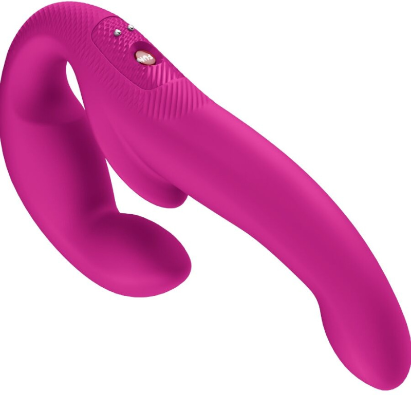 Fun factory - share vibe pro vibrating double dildo magenta 1