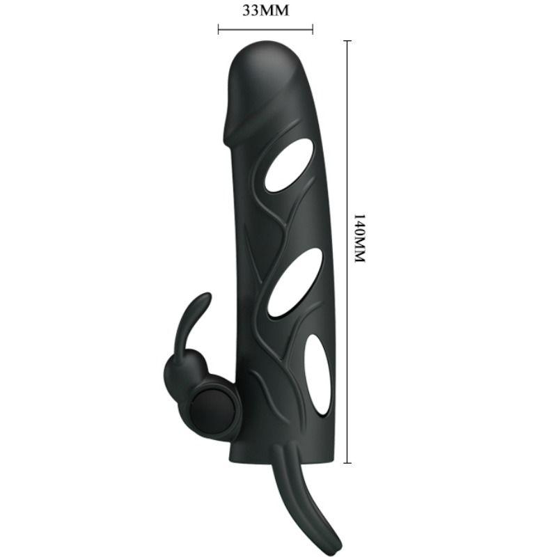 Pretty Love Vibrating Silicone Sleeve 14 Cm 5