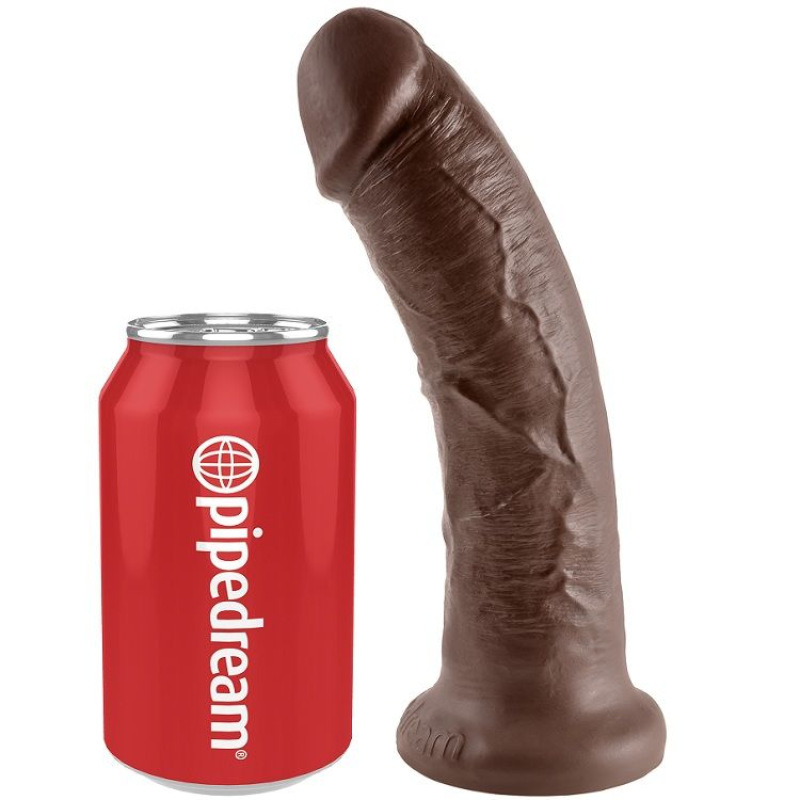 King cock - 8 dildo brown 20.3 cm