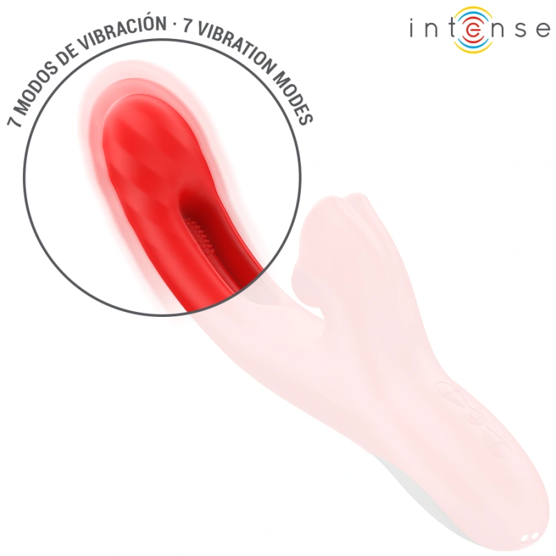 Intense - jessica multifunction vibrator clitoris stimulation 24.8 cm red 5