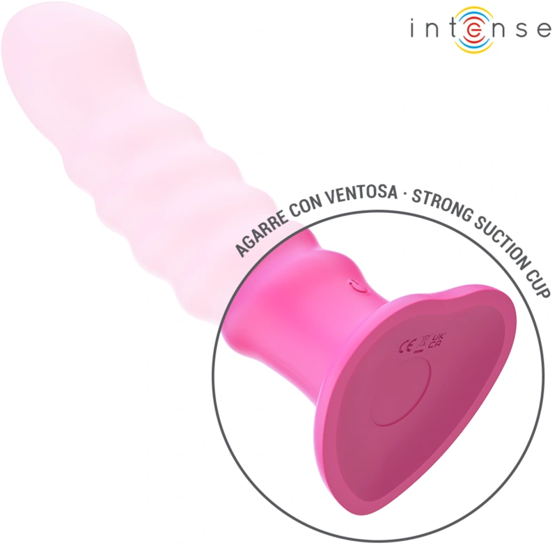 Intense - cindy vibrator size l spiral design 10 vibrations pink remote control 6