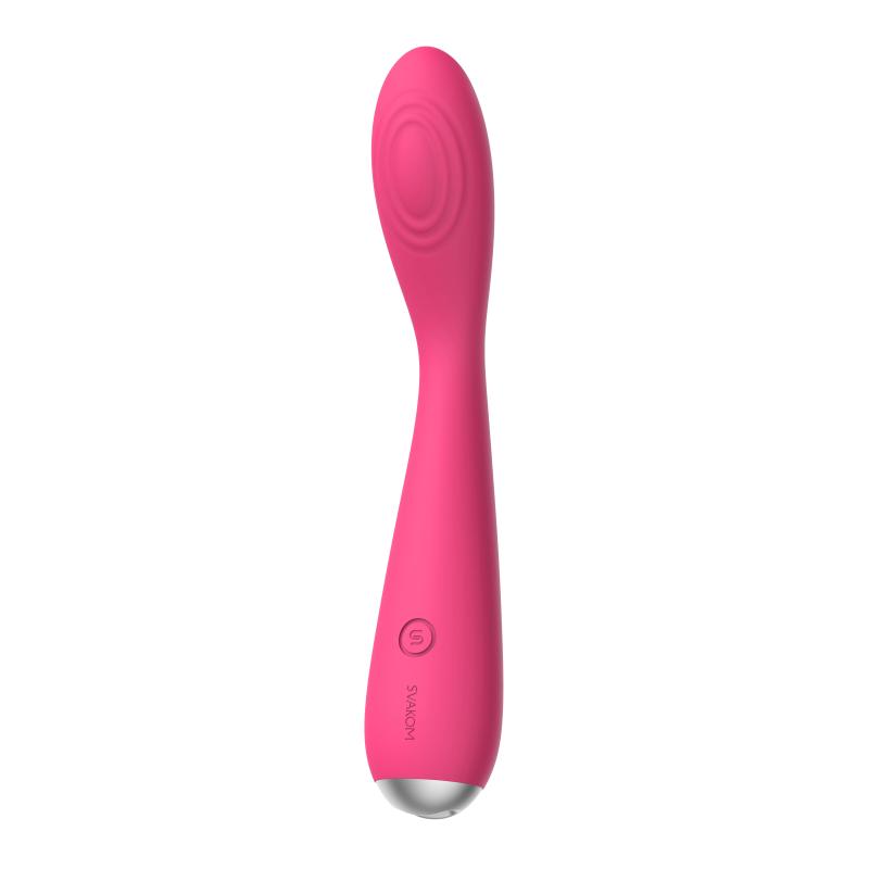 Svakom - Iris G-Spot And Clitoris Vibrator Plum Red